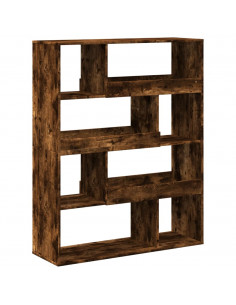 Libreria Rovere Fumo 100x33x125,5 cm in Legno Multistrato 2