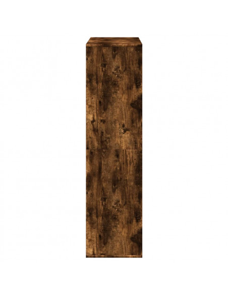 Libreria Rovere Fumo 100x33x125,5 cm in Legno Multistrato