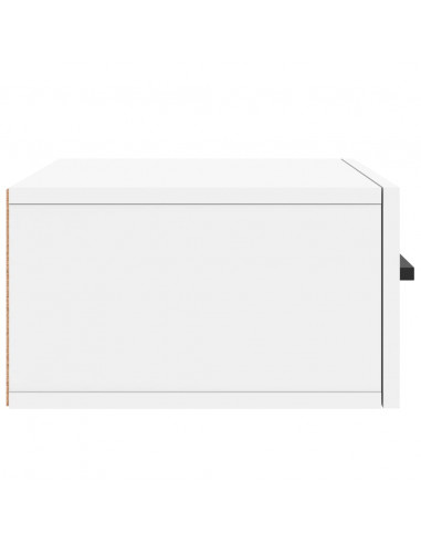 Comodini a Muro 2 pz Bianchi 35x35x20 cm