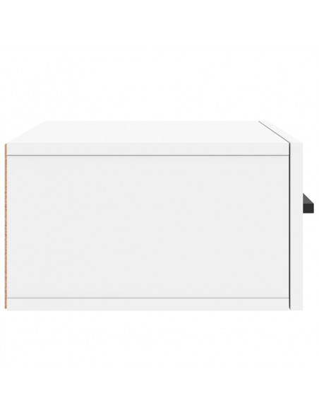 Comodini a Muro 2 pz Bianchi 35x35x20 cm