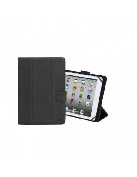 Rivacase 3137 10.1" Custodia a libro Nero