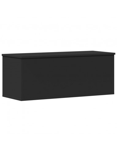 Contenitore Portaoggetti Nero 90x35x35 cm in Truciolato