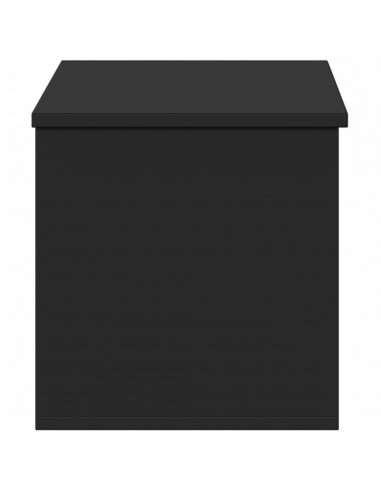 Contenitore Portaoggetti Nero 90x35x35 cm in Truciolato