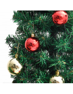Cactus di Natale con Base e LED Verde 210 cm PVC