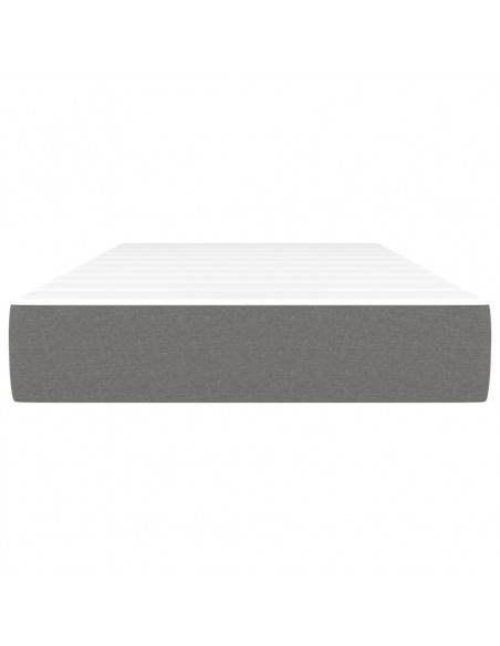 Materasso a Molle Insacchettate Grigio Scuro 80x200x20 cm