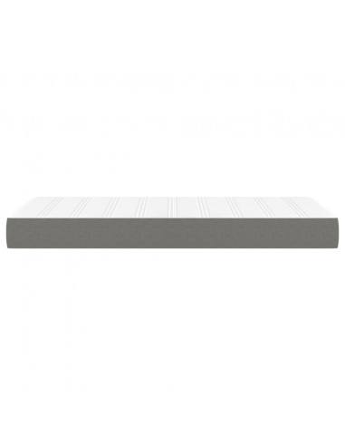 Materasso a Molle Insacchettate Grigio Scuro 80x200x20 cm