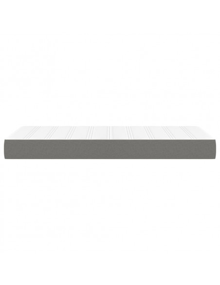 Materasso a Molle Insacchettate Grigio Scuro 80x200x20 cm