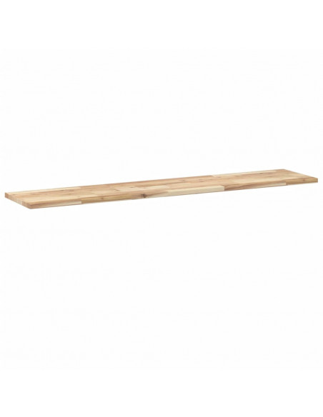 Mensole da Parete 2 pz 160x30x2 cm Legno Acacia Non Trattato
