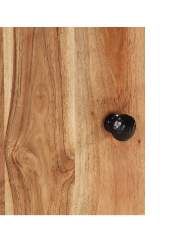 Mobile da Bagno 38x33x58cm in Legno Massello di Acacia