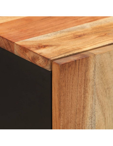 Mobile da Bagno 38x33x58cm in Legno Massello di Acacia