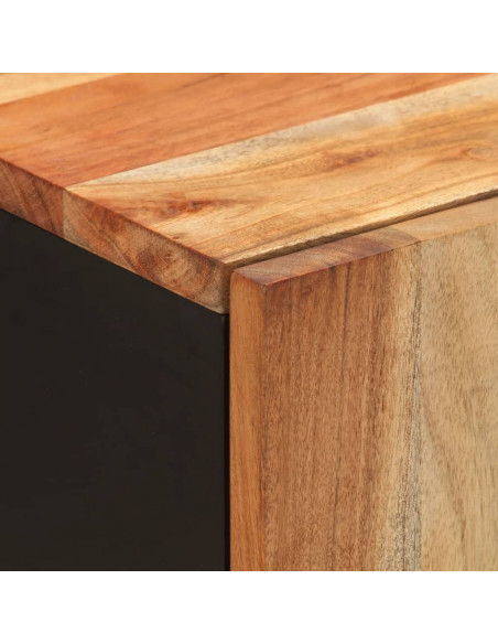 Mobile da Bagno 38x33x58cm in Legno Massello di Acacia
