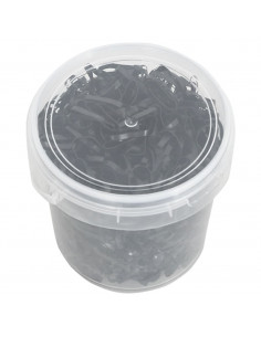 Elastici per Trecce Cavallo 1500 pz Neri in Silicone 2