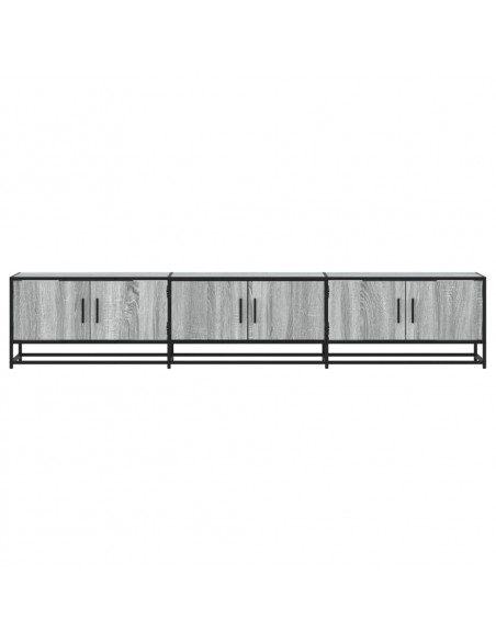 Mobile Porta TV Grigio Sonoma 210x35x41 cm in Truciolato