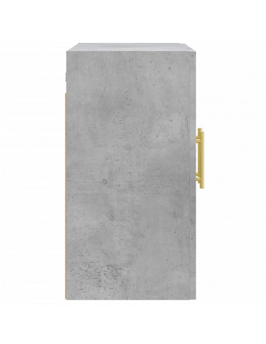 Mobile a Parete Grigio Cemento 60x31x60 cm in Legno Multistrato