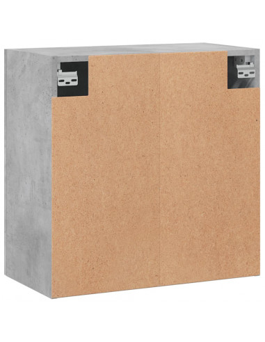 Mobile a Parete Grigio Cemento 60x31x60 cm in Legno Multistrato
