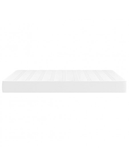 Materasso a Molle Bianco 140x200x20 cm in Similpelle