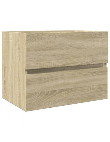 Mobile Lavabo Rovere Sonoma 60x38,5x45 cm in Legno Multistrato