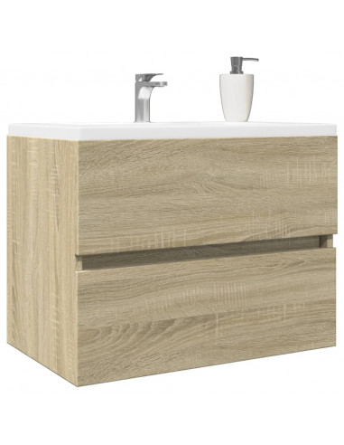 Mobile Lavabo Rovere Sonoma 60x38,5x45 cm in Legno Multistrato