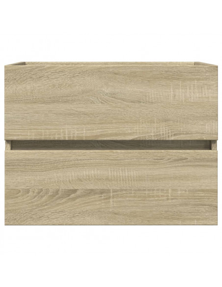 Mobile Lavabo Rovere Sonoma 60x38,5x45 cm in Legno Multistrato
