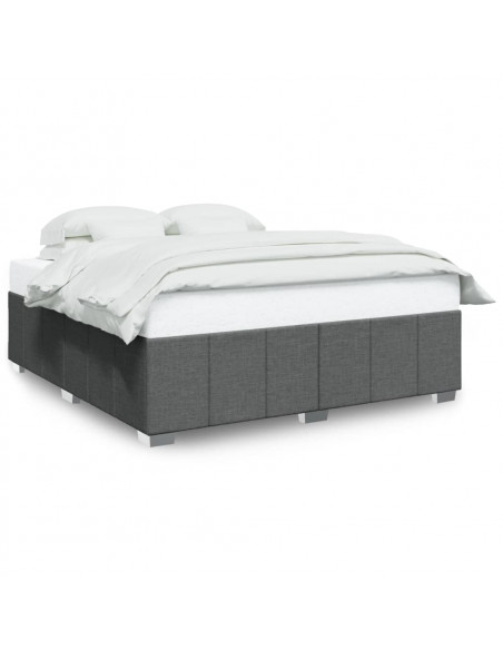 Giroletto senza Materasso Grigio Scuro 180x200 cm Tessuto
