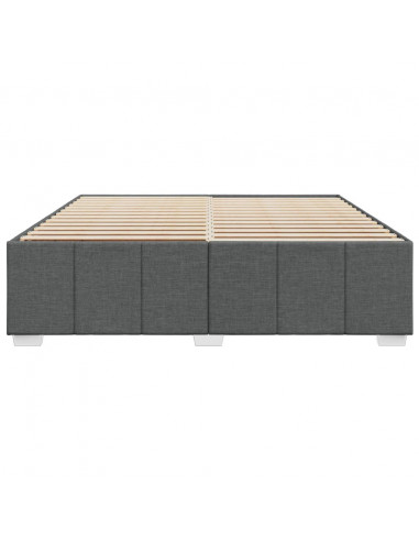 Giroletto senza Materasso Grigio Scuro 180x200 cm Tessuto