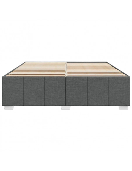 Giroletto senza Materasso Grigio Scuro 180x200 cm Tessuto