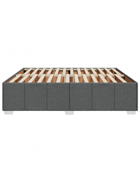 Giroletto senza Materasso Grigio Scuro 180x200 cm Tessuto
