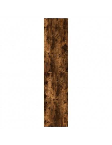 Credenza Rovere Fumo 70x41x185 cm in Legno Multistrato