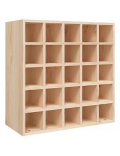 Portabottiglie 56x25x56 cm in Legno Massello di Pino 2