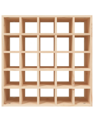 Portabottiglie 56x25x56 cm in Legno Massello di Pino