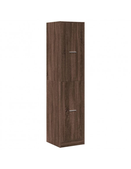 Armadietto da Farmacia Rovere Marrone 40x41x174,5 cm Truciolato