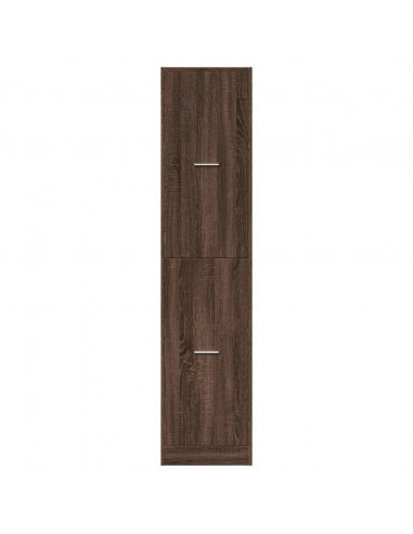 Armadietto da Farmacia Rovere Marrone 40x41x174,5 cm Truciolato