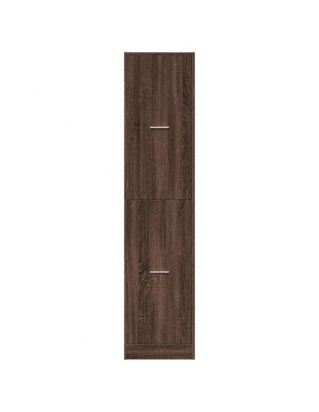 Armadietto da Farmacia Rovere Marrone 40x41x174,5 cm Truciolato