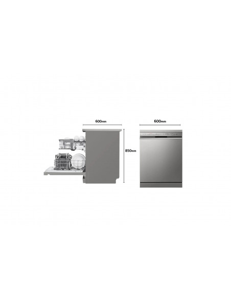 LG DF242FPS lavastoviglie Libera installazione 14 coperti D
