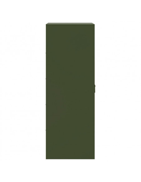Credenza Verde Oliva 34,5x39x107 cm in Acciaio
