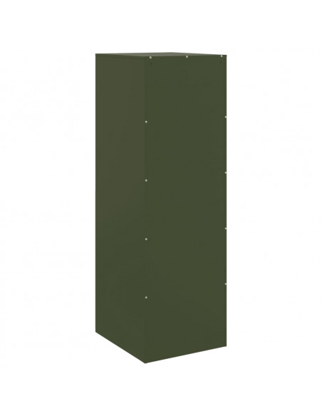 Credenza Verde Oliva 34,5x39x107 cm in Acciaio
