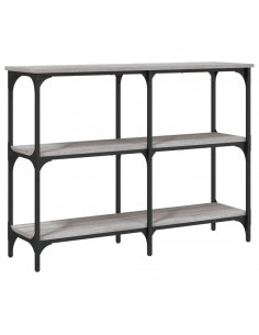 Tavolo Consolle Grigio Sonoma 100x29x75 cm in Legno Multistrato 2