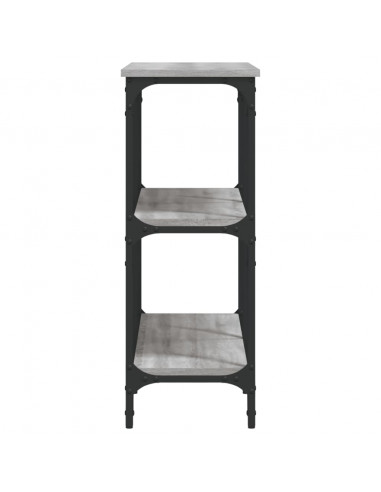 Tavolo Consolle Grigio Sonoma 100x29x75 cm in Legno Multistrato