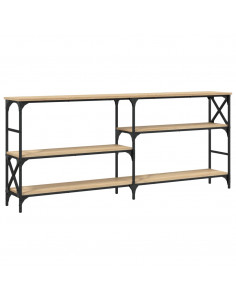 Tavolo Consolle Rovere Sonoma 180x29x76,5 cm Legno Multistrato 2
