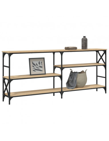 Tavolo Consolle Rovere Sonoma 180x29x76,5 cm Legno Multistrato