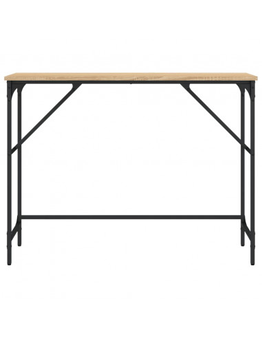 Tavolo Consolle Rovere Sonoma 100x32x75 cm in Legno Multistrato