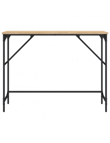 Tavolo Consolle Rovere Sonoma 100x32x75 cm in Legno Multistrato