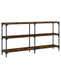 Tavolo Consolle Rovere Fumo 150x29x75 cm in Legno Multistrato 2