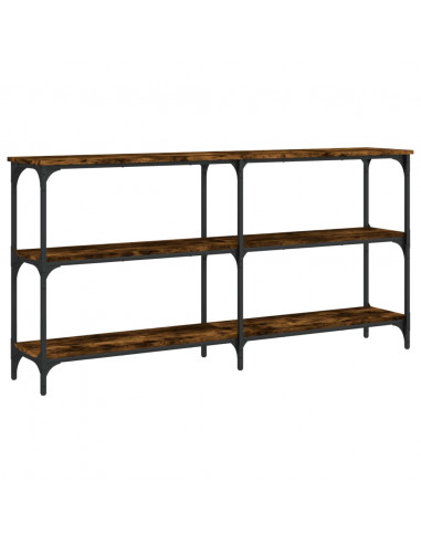 Tavolo Consolle Rovere Fumo 150x29x75 cm in Legno Multistrato