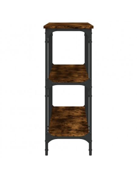 Tavolo Consolle Rovere Fumo 150x29x75 cm in Legno Multistrato