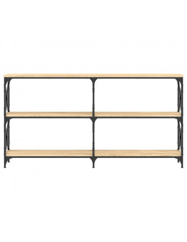 Tavolo Consolle Rovere Sonoma 156x28x80,5 cm Legno Multistrato
