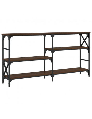 Tavolino Consolle Rovere Marrone 150x29x76,5 Legno Multistrato