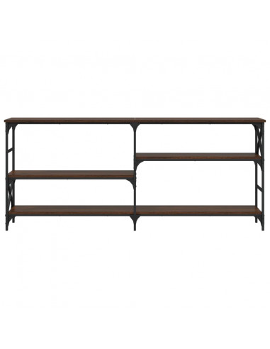 Tavolino Consolle Rovere Marrone 180x29x76,5 cm Multistrato