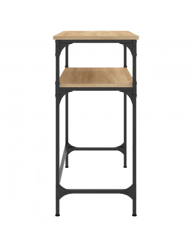 Tavolino Consolle Rovere Sonoma 75x35,5x75cm Legno Multistrato