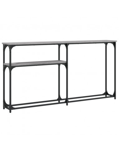 Tavolino Consolle Grigio Sonoma 145x22,5x75cm Legno Multistrato